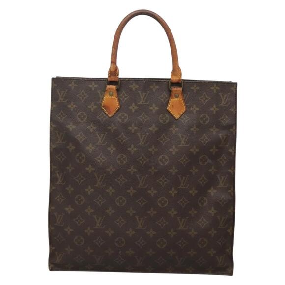 LOUIS VUITTON Monogram Sac Plat Hand Bag M51140 - Picture 2 of 12